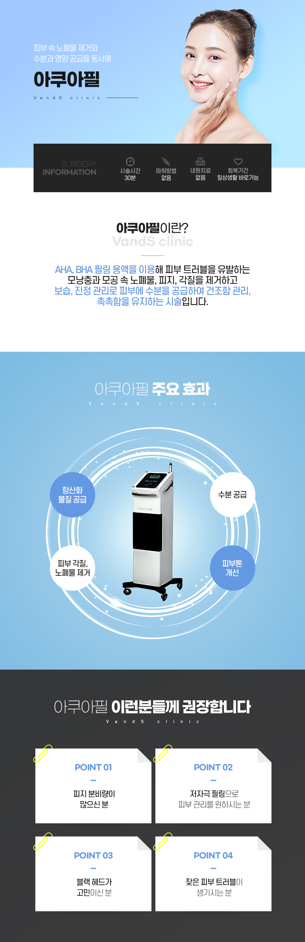 베이직 피부관리 택1 시술안내 이미지1